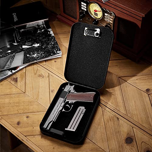 Compact Hidden Pistol Safe with Combination Lock