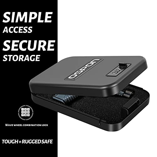 Compact Hidden Pistol Safe with Combination Lock