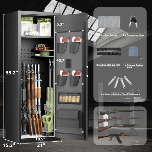 10-12 Rifle Gun Safe with Quick Access