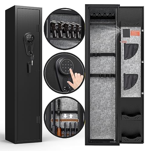 Adjustable Gun Cabinet with Quick Access