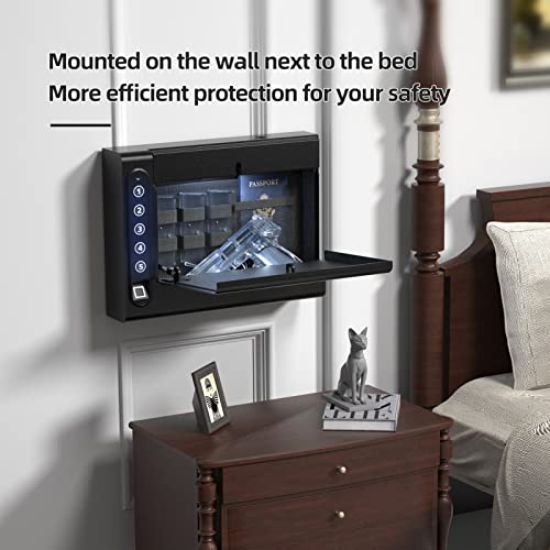 Biometric Wall Pistol Safe by XDeer