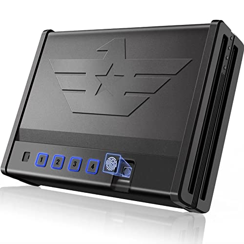 Biometric Pistol Safe for Quick Access and Portability