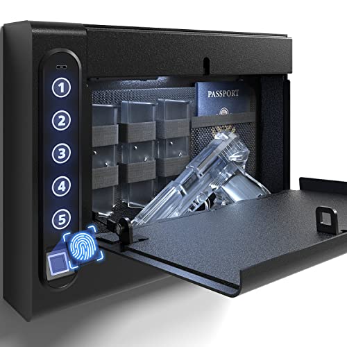 Biometric Wall Pistol Safe by XDeer