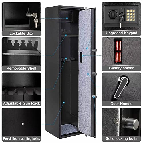 Large Gun Safe with Quick Access and Silent Mode