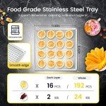 12-Tray Stainless Steel Food Dehydrator