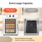 ROVRAk 12-Tray Stainless Steel Dehydrator with Heat Control