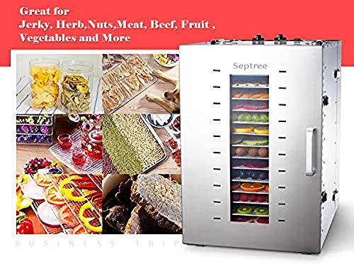 Large 16-Tray Commercial Food Dehydrator Machine