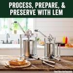 LEM Products 1607 15-Pound Stainless Steel Vertical Sausage Stuffer