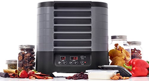 6-Tray Digital Food Dehydrator - Gray