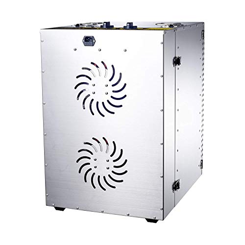 16-Tray Stainless Steel Food Dehydrator for Home & Restaurant