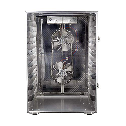 16-Tray Stainless Steel Food Dehydrator for Home & Restaurant