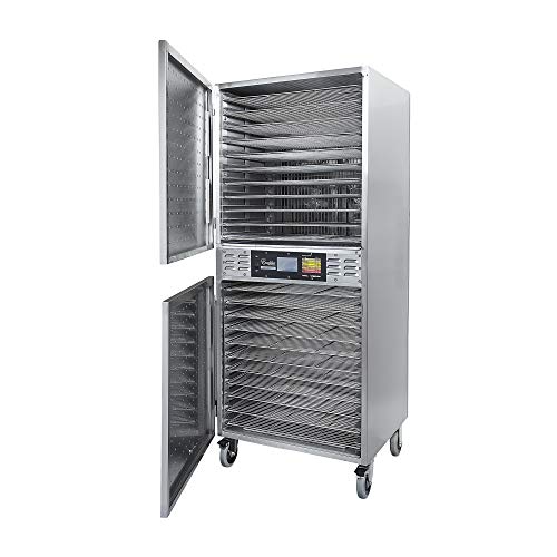 Excalibur COMM2 Dual-Zone Commercial Dehydrator, 42-Tray, Silver