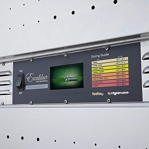 Excalibur COMM2 Dual-Zone Commercial Dehydrator, 42-Tray, Silver