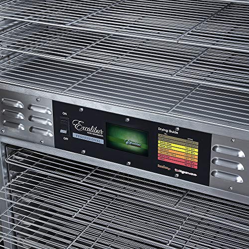 Excalibur COMM2 Dual-Zone Commercial Dehydrator, 42-Tray, Silver