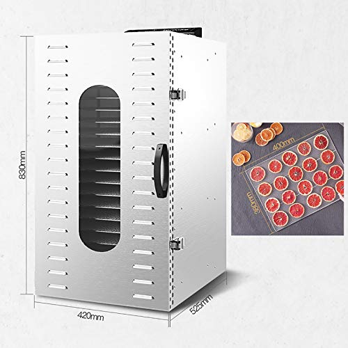 20 Tray Electric Food Dehydrator with Timer & Temperature Control