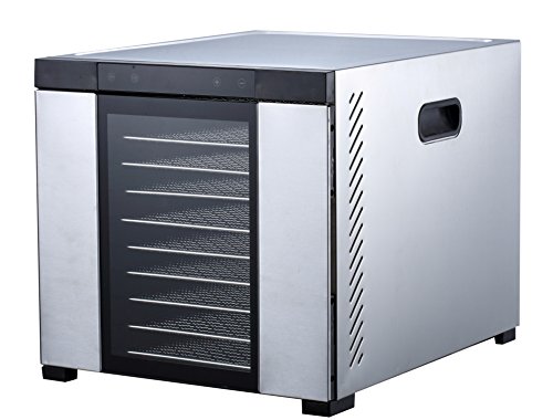 Silent Stainless Steel 10 Tray Dehydrator