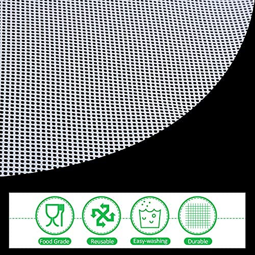 8Pcs Reusable Non-stick Dehydrator Sheets Mats