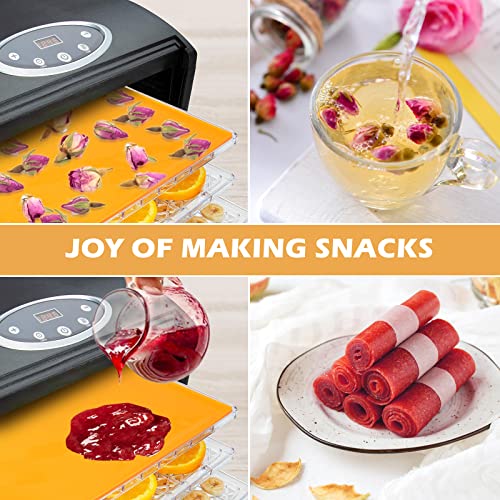 Non-stick Dehydrator Trays with Silicone Mats