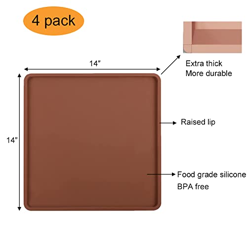 Extra Thick Silicone Dehydrator Sheets with Edge