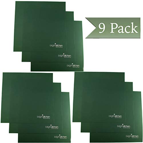 9-Pack Non-Stick Silicone Sheets for Dehydrator