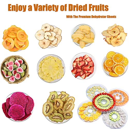 7-Pack Reusable Silicone Dehydrator Mats, 13 inch