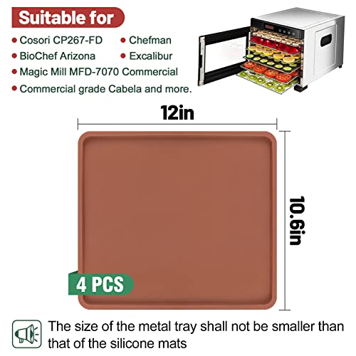 Silicone Dehydrator Mats for CP267-FD - Reusable Liner
