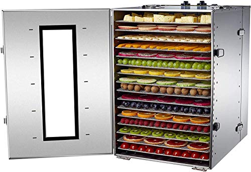 Large 16-Tray Commercial Food Dehydrator Machine
