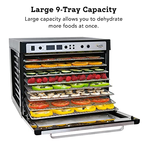 Tribest Sedona Commercial Dehydrator with Stainless Steel Trays