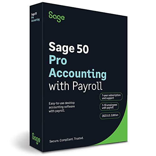 Sage 50 Pro Accounting 2023 U.S. with Payroll