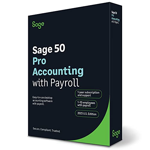 Sage 50 Pro Accounting 2023 U.S. with Payroll