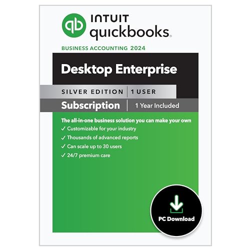 Intuit QuickBooks Desktop Enterprise Silver 1 User Subscription