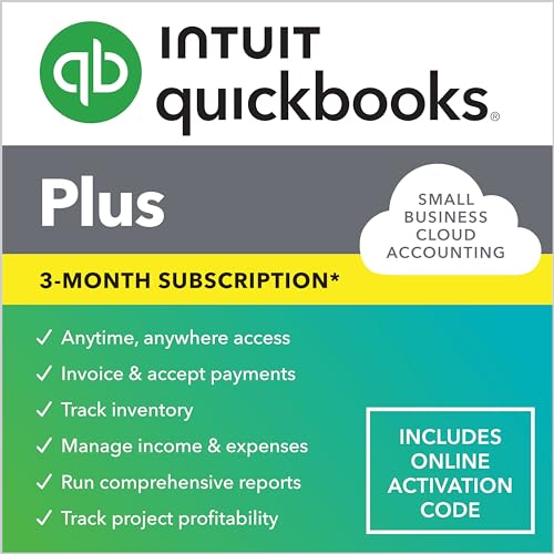 Intuit QuickBooks Online Plus 2024 Subscription [Mac/PC]