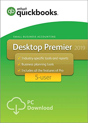 QuickBooks Premier 2019 5-User Windows Software