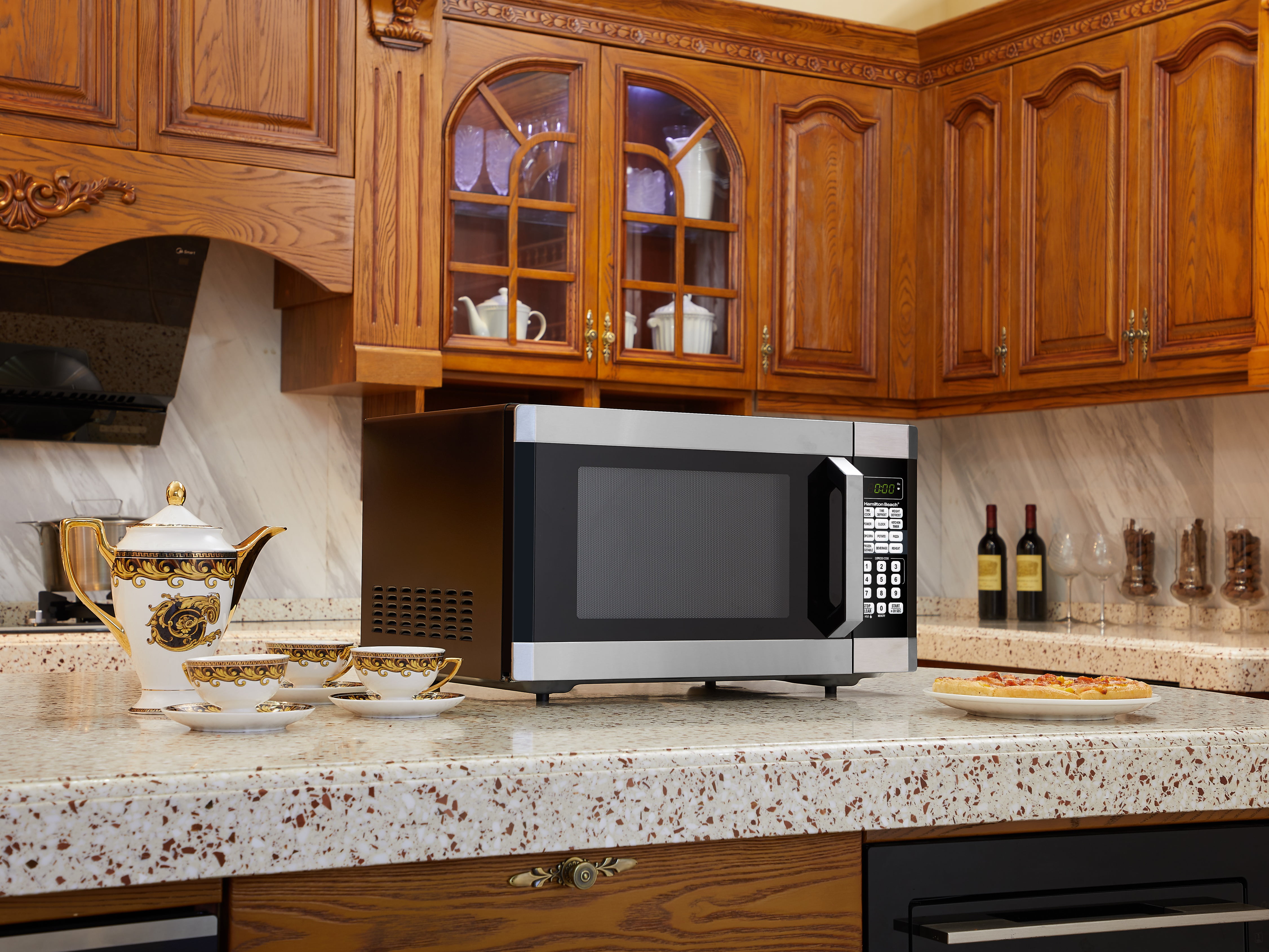 Stainless Steel Digital Microwave Oven by Hamilton Beach