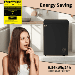 WANAI 3.5 Cu. ft. Top-Opening Chest Freezer