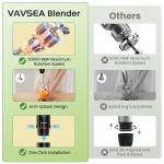 Vavsea 12-Speed Handheld Blender with Accessories