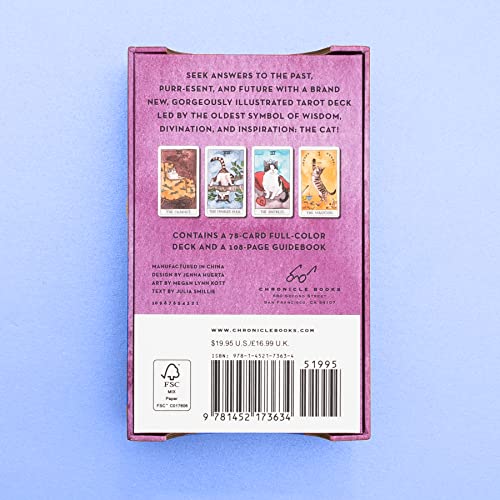 Cat Tarot: 78 Cards & Guidebook - Mystical Feline