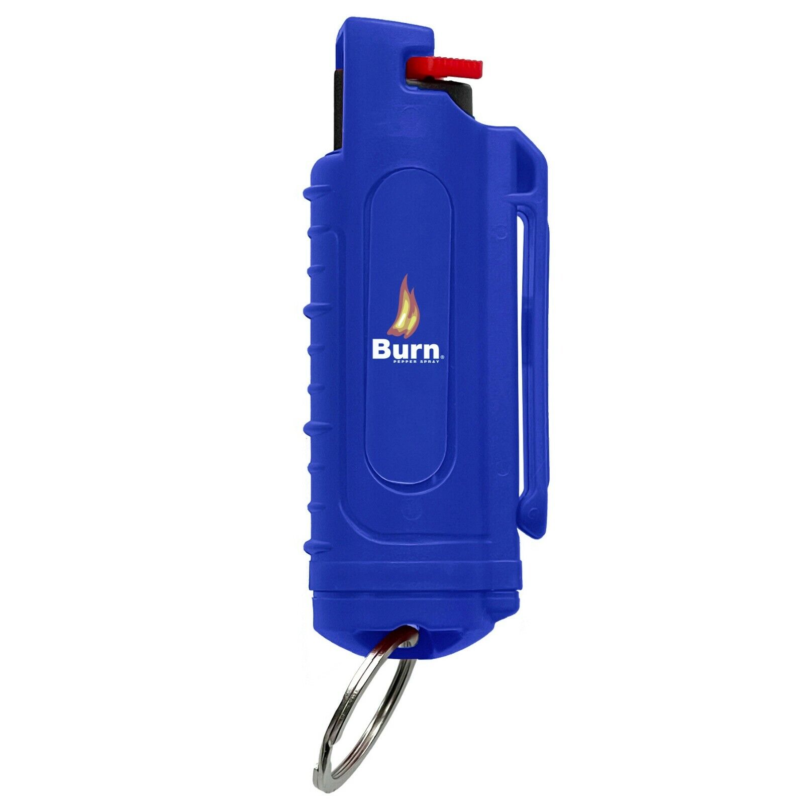 2-PACK BURN Pepper Spray Keychains - Blue
