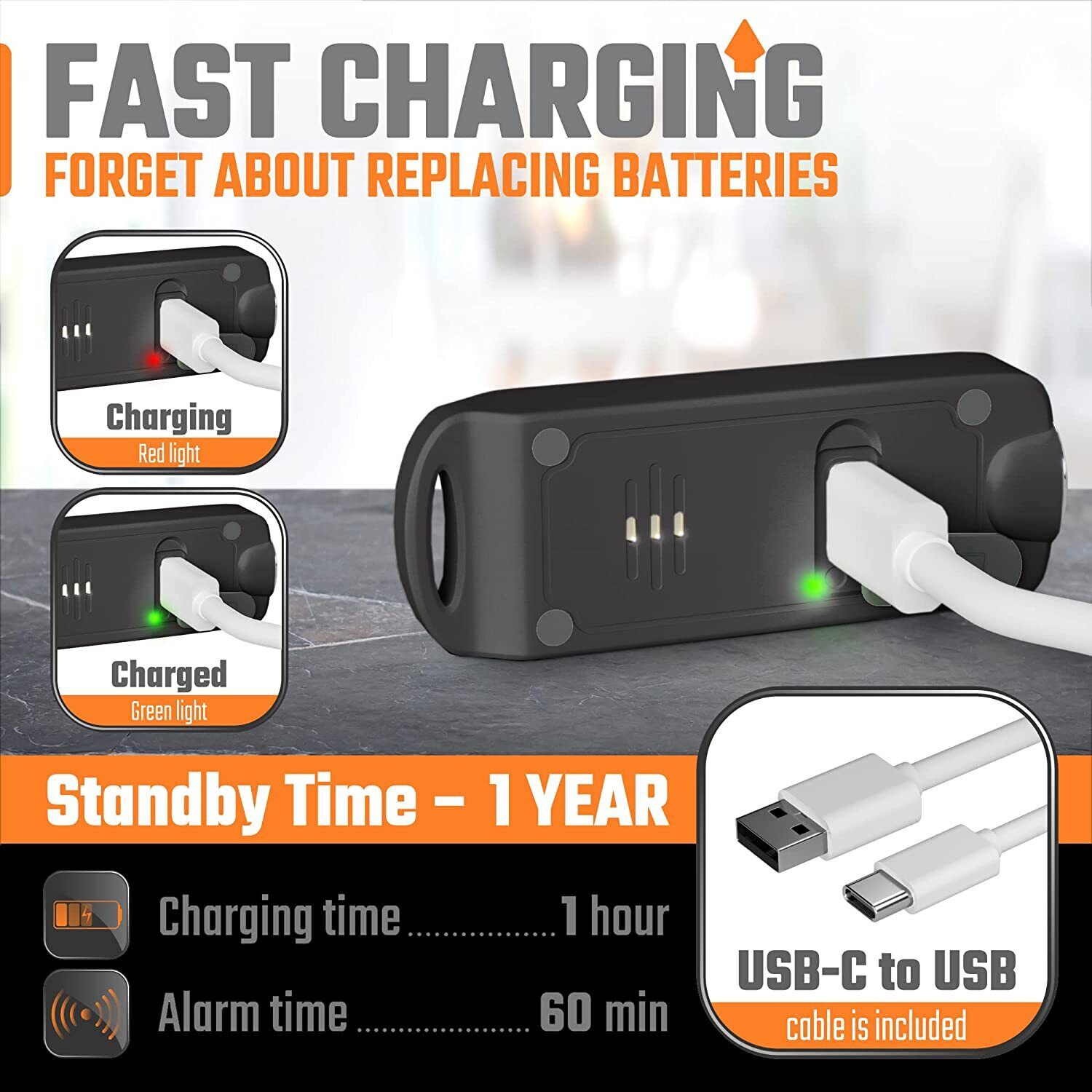 Women's Emergency Defense Alarm with LED Light