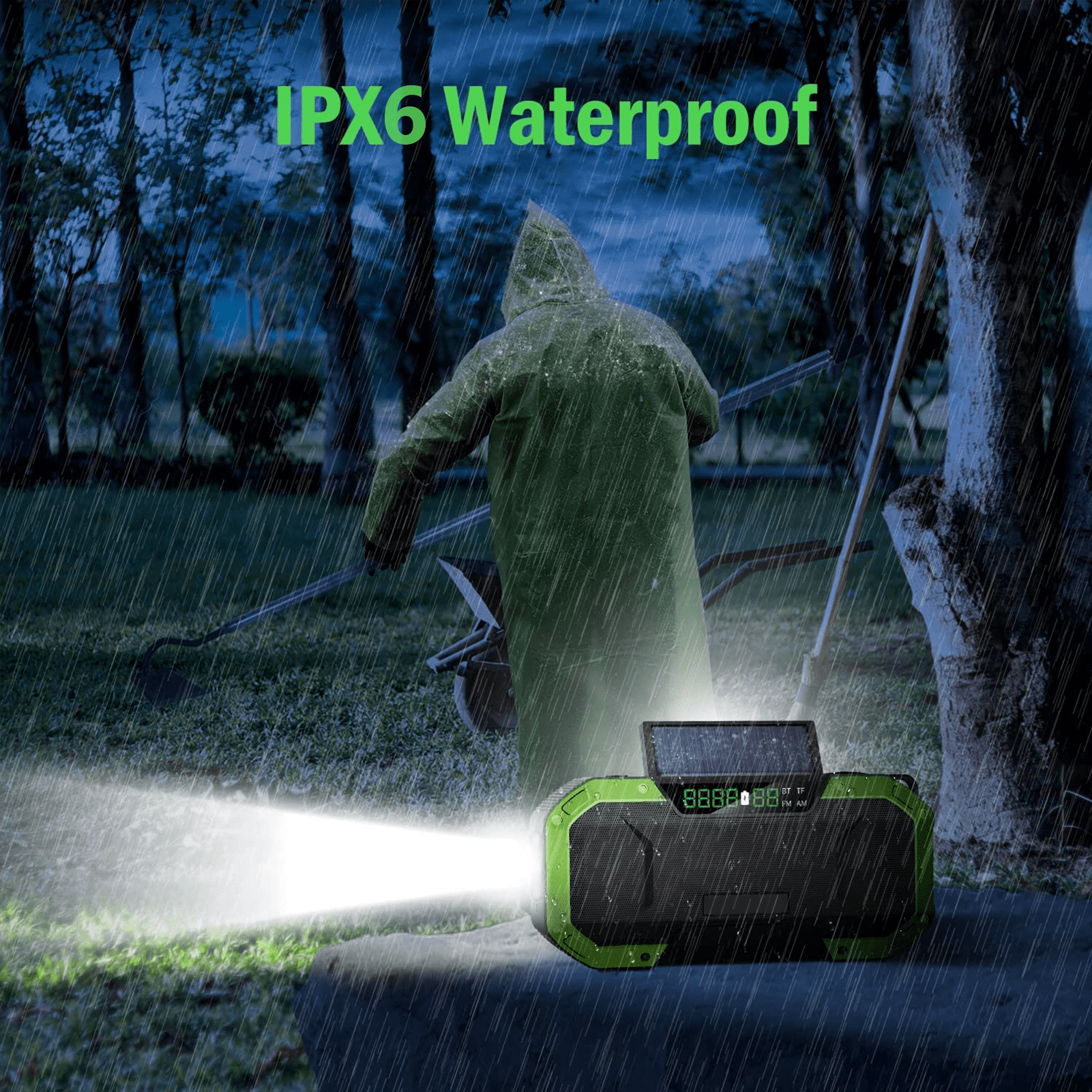 5000mAh Solar Hand Crank Emergency Radio