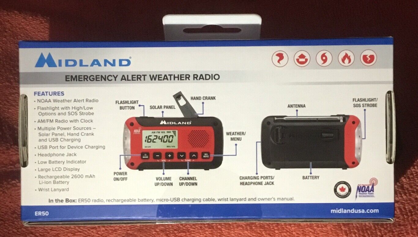 Midland Solar Hand Crank Emergency Radio
