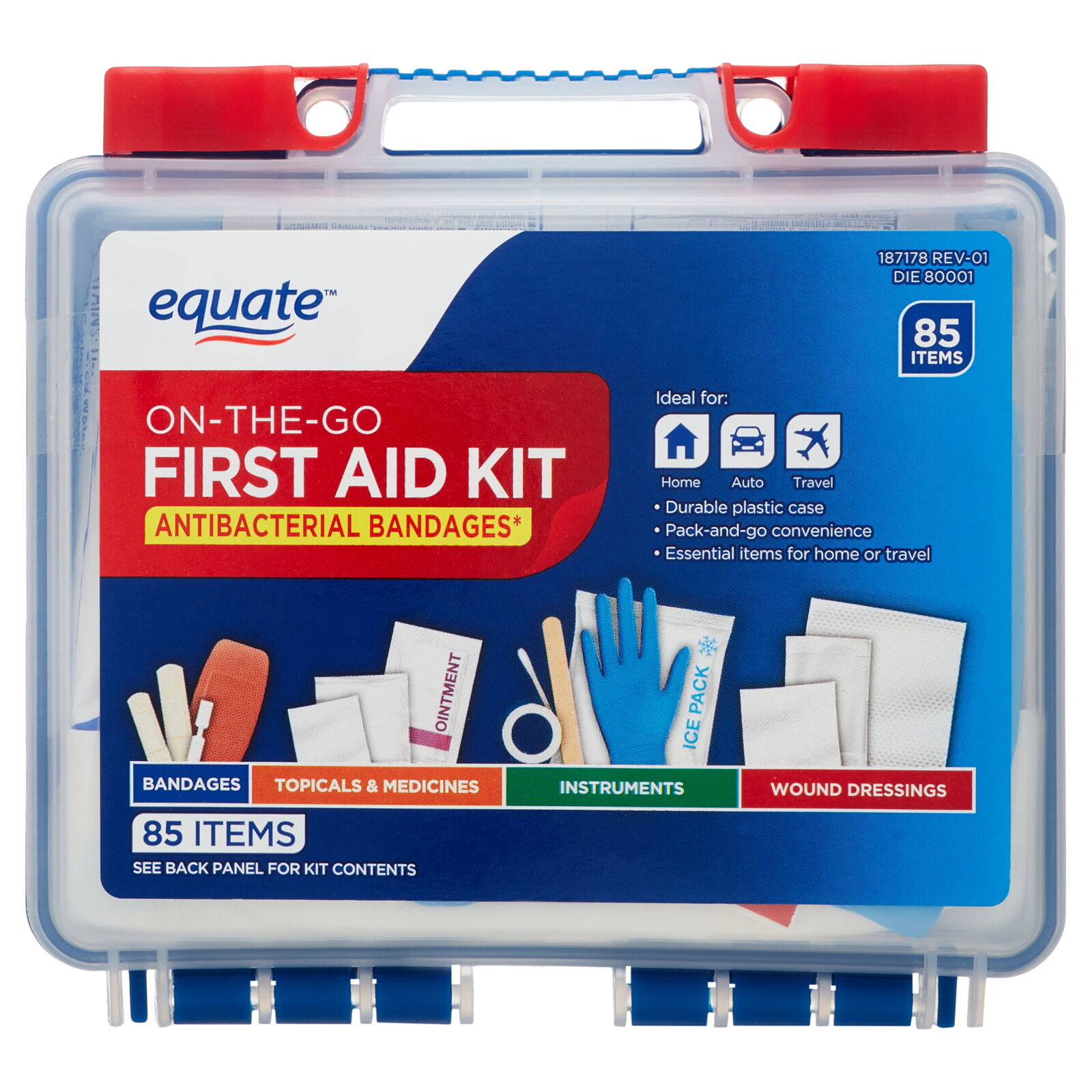 85-Piece Emergency First Aid Kit for Preppers