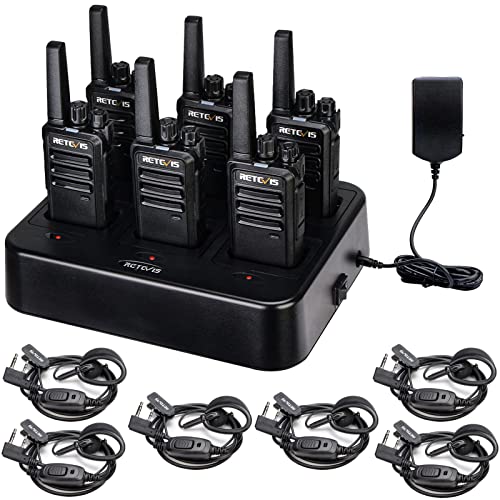Retevis RT68 Walkie Talkies 6 Pack Rechargeable
