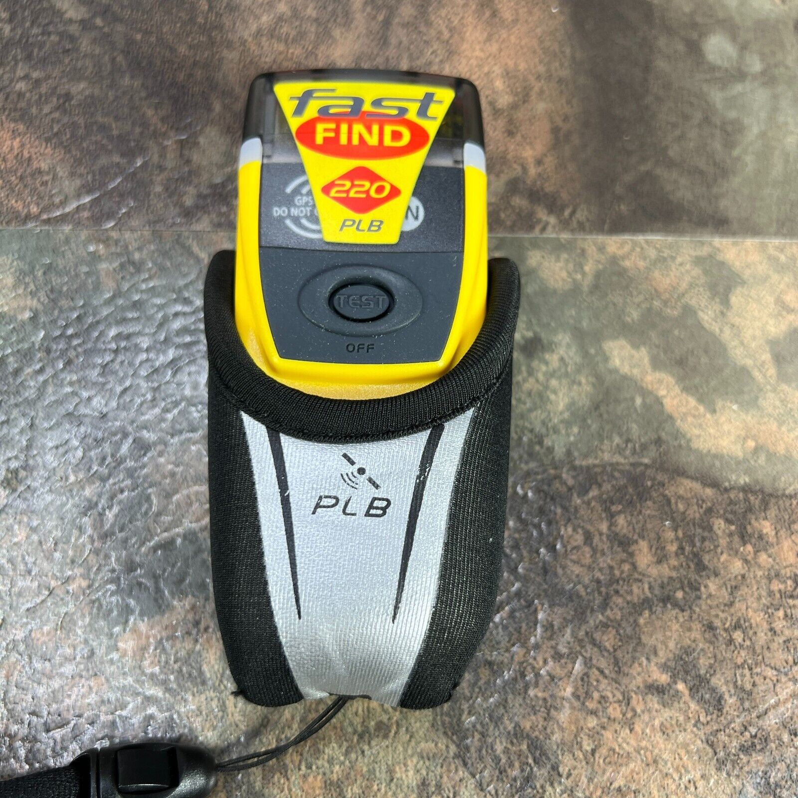 Yellow PLB with GPS for Survival