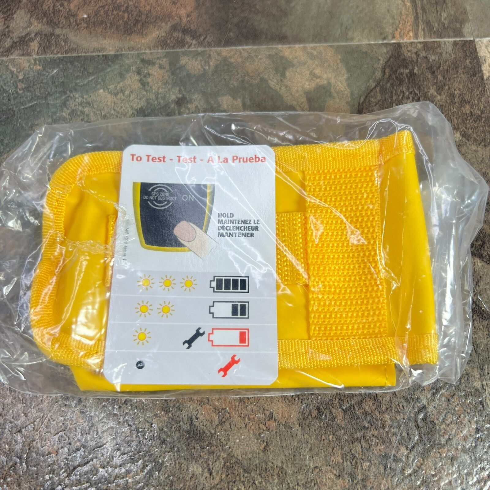 Yellow PLB with GPS for Survival