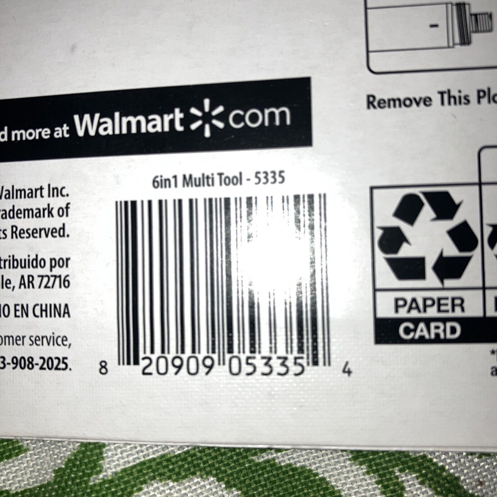 Ozark Trail 6-In-1 Multitool, Knife with Light, Model 5335