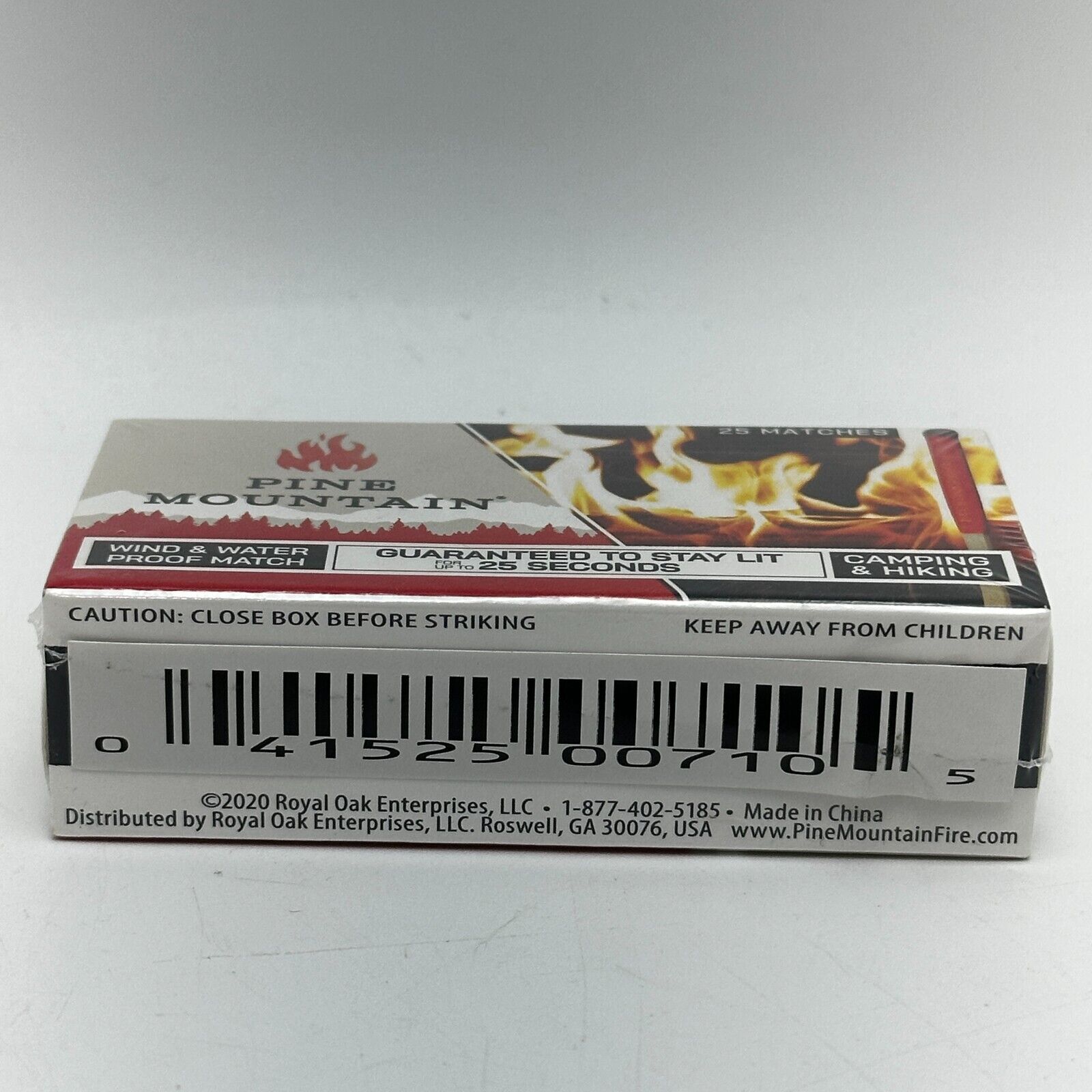 Extreme Weather Matches, 25ct, Tan/Red