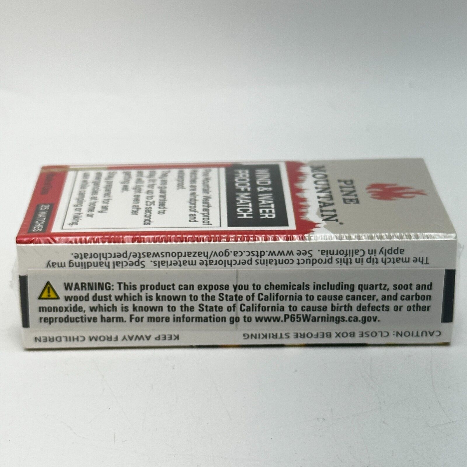 Extreme Weather Matches, 25ct, Tan/Red