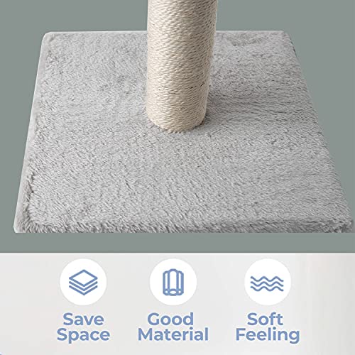 Tall Grey Scratching Post for Cats