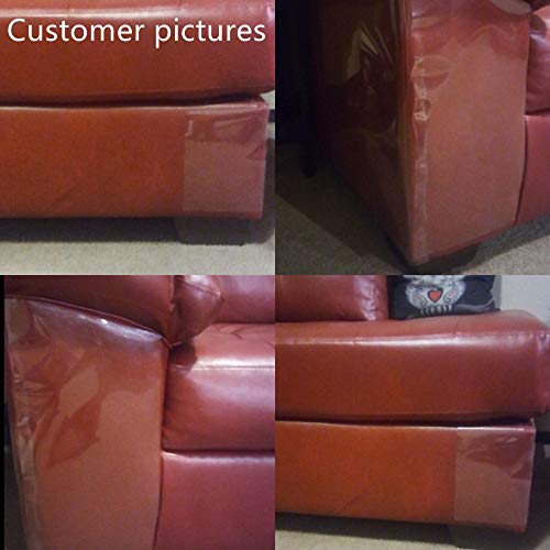 Clear Cat Scratch Protectors for Furniture (10-Pack)